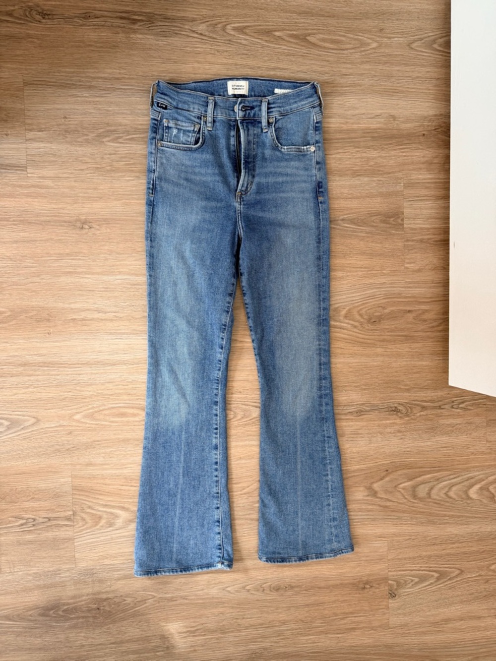 Citizens Of Humanity Medium Blue Flared Jeans